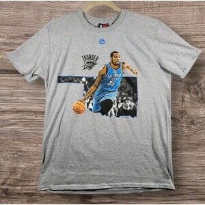Majestic Oklahoma City Thunder Kevin Durant T-shirt Men’s L NWT Vintage